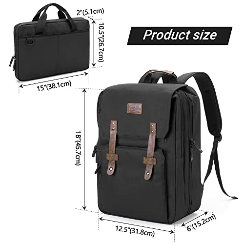 samdew Large Knife Backpack & Chef Bag, 12 + 23 Slots, Knife Not Included
