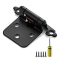 Ravinte Black Kitchen Cabinet Hinges, 1/2 Inch Overlay, 50 Pack - size: 1/2 inch Overlay