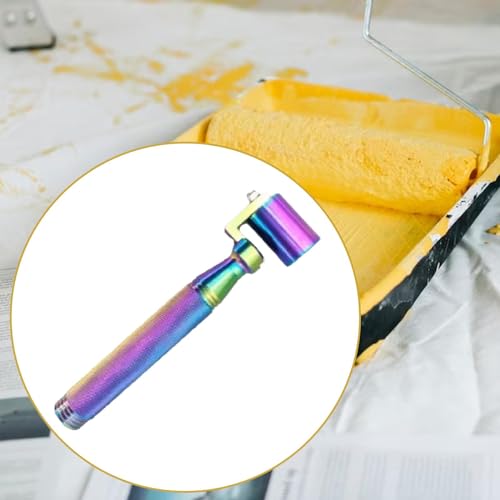 Flat Seam Roller,Wallpaper Seam Roller Tool Stainless Steel,DIY Flat Pressure Roller for Home Decoration,Wallpaper Gaps
