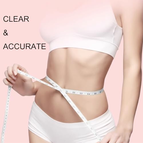 SlowVibes Bling Pink Diamond Retractable Body Measuring Tape, 60 Inch - color: Pink