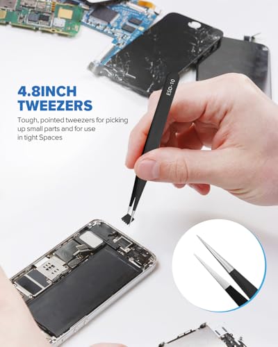 58-Piece Precision Screwdriver Set for Electronics & Eyeglasses Repair
