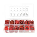 Fiber Flat Washers, Red Steel Paper Felt Washer Assortment 600Pcs