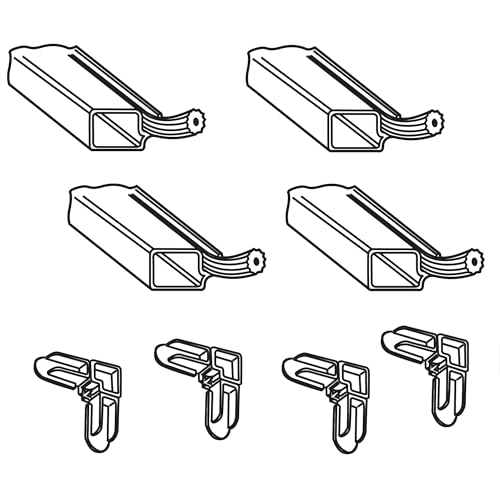 Prime-Line PL 7805 Aluminum Screen Frame Kit, 5/16 inch x 3/4 inch x 60 inch, Mill, Set of 1 - color: Aluminum