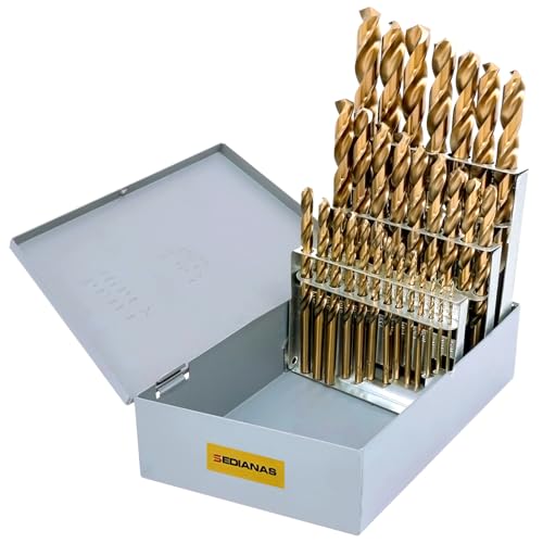 Cobalt Drill Bit Set - 29Pcs M35 High Speed Steel Drill Bits 1/16"-1/2" - style: 29 pcs Cobalt-Inclined