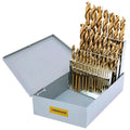 Cobalt Drill Bit Set - 29Pcs M35 High Speed Steel Drill Bits 1/16"-1/2" - style: 29 pcs Cobalt-Inclined