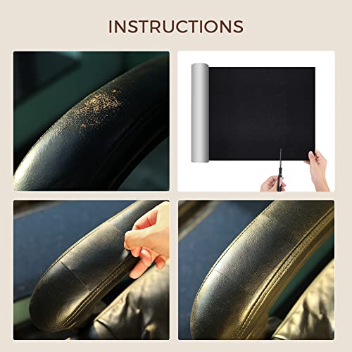 JDLUGH Leather Repair Patch Tape, Leather Repair kit,15x60 Inch, Khaki - color: Khaki, size: 15x60 Inch