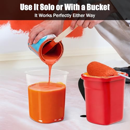 18 Pcs Paint Pail Liners Compatible with 2500-CT Style Hand Paint - size: 18 pieces per set