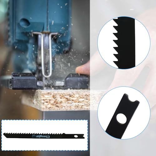 5Pcs QTY10 Jig Saw Blades Set for Clean Cutting Wood