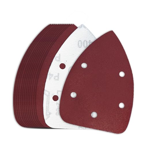 60 Pcs 400 Grit Mouse Sandpaper, Aluminum Oxide Mouse Sanding Pads - size: 400 Grit