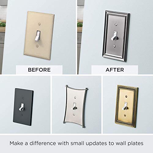 Franklin Brass Classic Architecture (3-Pack) Outlet Covers Pure White 1-Gang Wall Plate Single Duplex Switch Plates Electrical Guard W35242V-PW-C - size: 3 Count (Pack of 1), style: Duplex