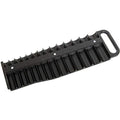 Lisle 40210 Large Magnetic 3/8” Socket Tray Black - size: 42437, style: Black 3/8" Magnetic Socket Holder