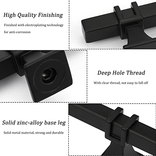 10 Pack 3 Inch Black Cabinet Handles Matte Black Cabinet Pulls, Square Kitchen Cabinet Handles Dresser Drawer Pulls Kitchen Cabinet Hardware - color: Black, size: 3 inch (76mm) Hole Center Pull