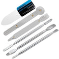 6 Piece Metal Spudger Pry Tool Kit for Electronics Repair with Laptop, Cell Phone, Tablet, Computer, Electronics Repair
