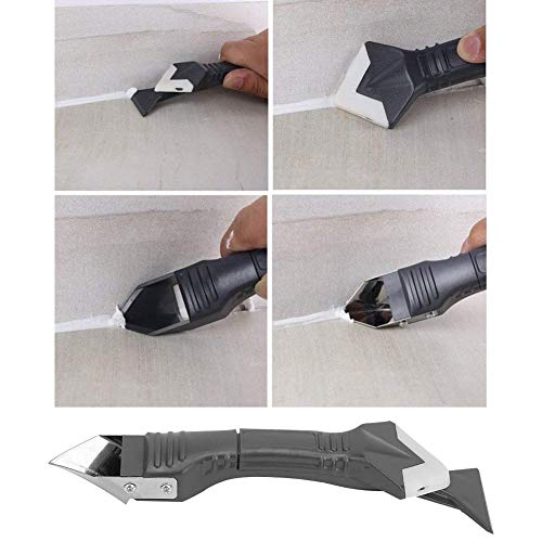 Glass Scraper, Sealant Trowel Angle Grout Caulking Remover Set Hand Caulk Finishing Tools