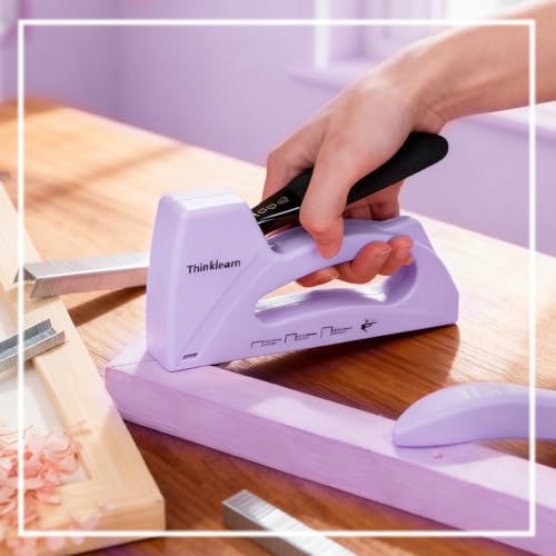 Light Duty Staple Gun for Wood, Upholstery Staple Gun for Classroom - color: Purple