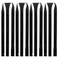 12 Pcs Carbon Fiber Multi-Purpose Scraper, Black