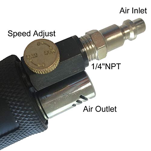 2" & 3" Dual Action Mini Air Sander, Random Orbital Pneumatic Polisher Kit with Pads & Accessories, High Speed Air Angle Sander for Auto Body, Wood, Metal, and Furniture Polishing - size: 2" and 3" pad