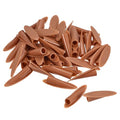 MECCANIXITY 9mm Plastic Pocket Hole Plugs,Wood Plugs for Pocket Hole Jig Working Tool Accessories,Brown Pack of 100 - color: Brown