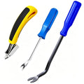 3Pcs Heavy Duty Upholstery and Construction Staple Remover with Tack Puller Tool, Nail Puller, Carpet Remover, for Removing All Kinds of Staples - style: 3 PCS