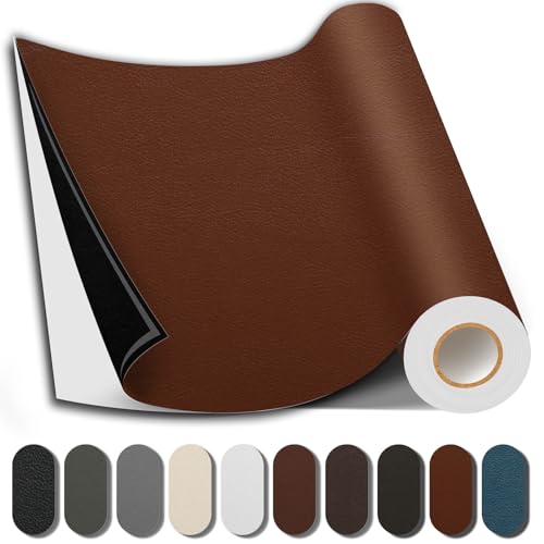 Shagoom Leather Repair Kits, Large Vinyl Repair Patch for Couches Furniture - color: Light Brown, size: 3.5X79 inch