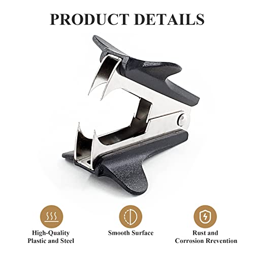 Bonsicoky Staple Removers, 3 Pcs, Black