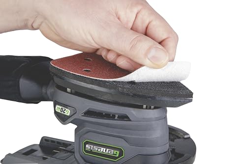 Genesis Cordless Detail Sander 20V G20MAX with Dust Bag, Sandpapers, Battery, and Charger - style: Cordless Detail Sander
