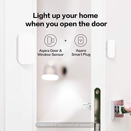 Aqara Zigbee Door and Window Sensor 1 Pack, Wireless Mini Contact Sensor - style: 1 pack