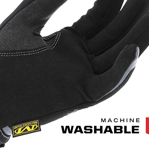 Mechanix Wear Utility Work Gloves, Medium, Black/Grey - size: Medium
