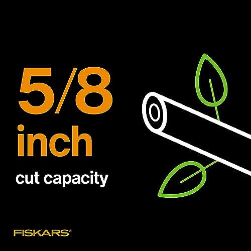 Fiskars SoftGrip Bypass Pruning Shears, 5/8” Cut Capacity Garden Clippers - style: Soft Grip Pruner