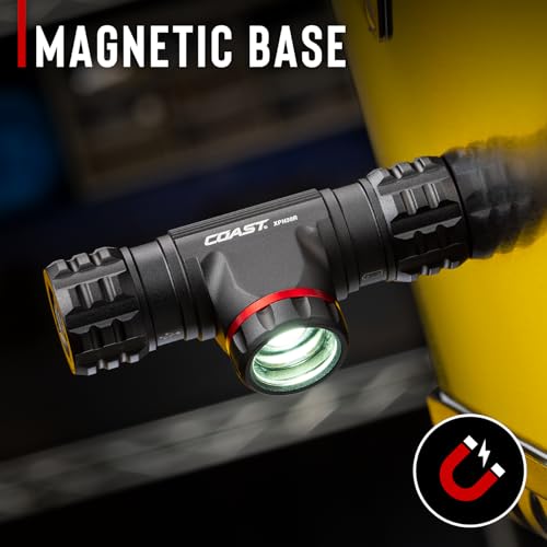 Coast XPH30R 1500 Lumen USB-C Rechargeable Dual Power Headlamp with Twist Focus Beam and Magnetic Base, 4.37 oz. - Forest Green - color: Forest