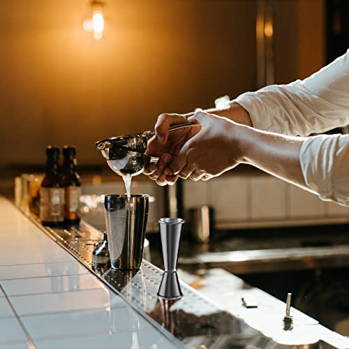 Briout Double Cocktail Jigger for Bartending, 2 OZ & 1 OZ,Rolled Edge Black - color: Black, size: Rolled Edge-1oz/2oz-1PC