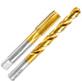 5/8"-24 UNEF Tap and 37/64" Drill Bit for Metal,M2 HSS Drill and Tap Set - size: 5/8"-24 Tap, 37/64" Drill