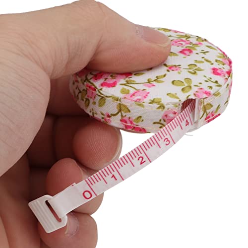 Measuring Tape for Body, 150cm Fabric Tape Measure, Body Tape Measure Retractable Sewing Measuring Tape 60in for Cloth Tailor Sewe (Flower Shape)