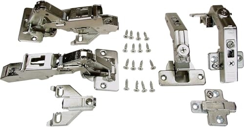 Blum 1/2" Overlay, Face Frame Hinge Kit for Pie-Corner Cabinets - size: 1 Set