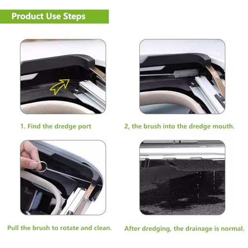 ANIS·KEBBR Slim Flexible Pipe Cleaner Brush Bendable Dredger for Narrow Tubes Air Hoses 80"
