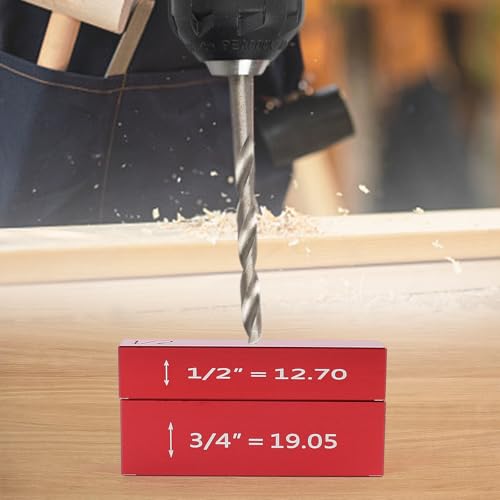 Setup Blocks Height Gauge Set, Height Master, 17pcs Precision Aluminum Setup Bars for Router and Table Saw Accessories Woodworking Set Up, 1/32" High Precision Fast Height Marked Bars,MG-049R
