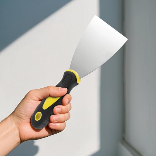 20PCS Putty Knife Set 1, 2, 3, 4, 5 Inch, Stainless Steel Spackle Knives, Metal Knife Scrapers with Non Slip Handles for Drywall Finishing, Plaster Scraping, Decals, and Wallpaper - size: 1/2/3/4/5 Inch