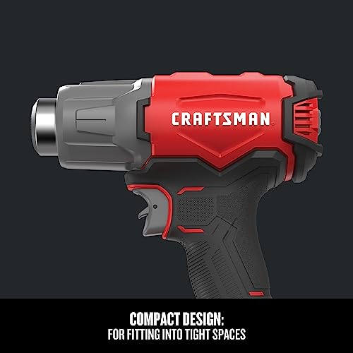 CRAFTSMAN V20 Cordless Heat Gun, Up to 950 Degrees, Portable Heat Gun, Tool Only (CMCE530B)