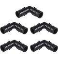 SharkBite 1/2 Inch Poly Expansion 90 Degree Coupling for PEX-A Pipe, Pack of 5, Plastic Plumbing Fittings, Plastic Elbow Coupling for PEX-A Tubing, UA248A5 - size: 1/2 in., 5 Pack