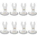 XXGO 8 Pcs Oscillating Multitool Diamond Blade for Grout Removal XG8001S - size: 8 PCS
