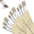 Trim Paint Brush Set, 9 pcs Small Angled Paint Brushes for Detail Painting