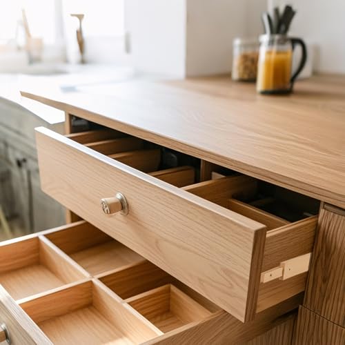 Wood Drawer Slides 16 Inch, Solid Beech Wood Center Guide Track Replacement - size: 15-3/4“
