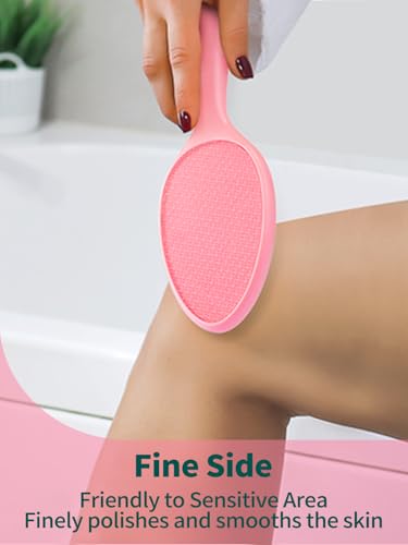 Glass Foot File Pumice Stone - color: 2 Sided-pink