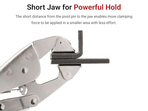 TEKTON 9 Inch Swivel Pad Locking Clamp | CLK11009 - size: 9 in., style: Swivel Pad Locking Clamp