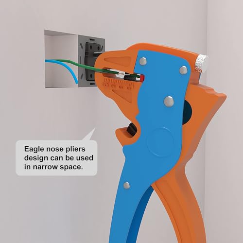 Knoweasy Automatic Wire Stripper and Cutter,Heavy Duty Wire Stripping Tool 2 in 1 and Wire Stripper Tool for Electronic and Automotive Repair - style: 700D