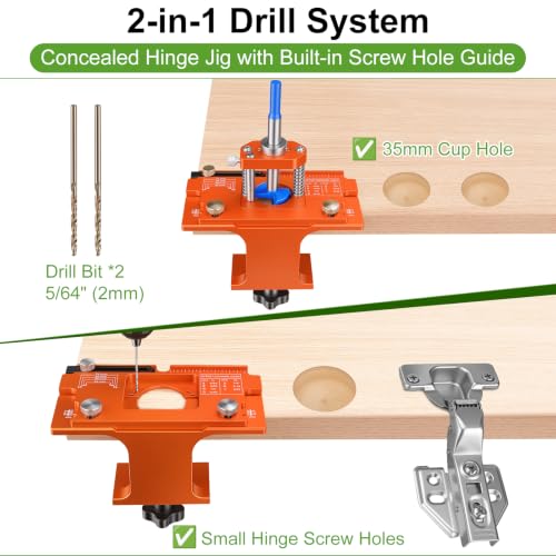 Metal Concealed Hinge Jig, Cabinet Hinge Jig, Door Installation Kit