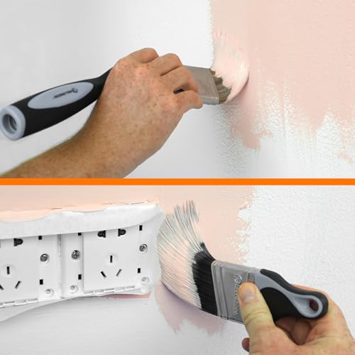 ROLLINGDOG 9 Inch Paint Roller Kit with Extension Pole - color: 11 pc paint roller kit with masking tape