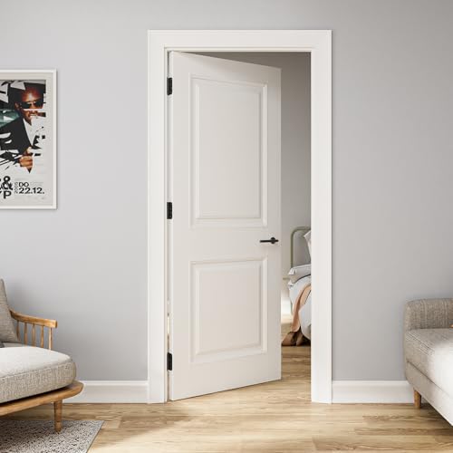 Luxbaro 2 Pack Spring Hinges Self Closing 4 Inch, Self Closing Door Hinges - color: Matte Black-square&5/8'', size: 4" 2 Pack