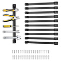16" Magnetic Tool Holder, 10 Pack PVC-Coated Heavy Duty for Garage - style: 16IN-10 PACK