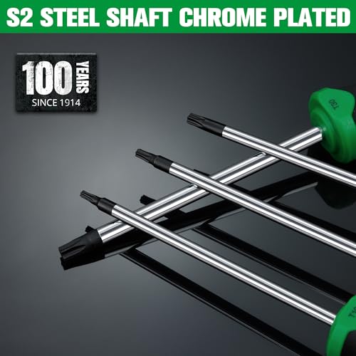 SK 5-Piece Star Screwdriver Set, Magnetic Screwdriver Set, S2 Steel - style: Star